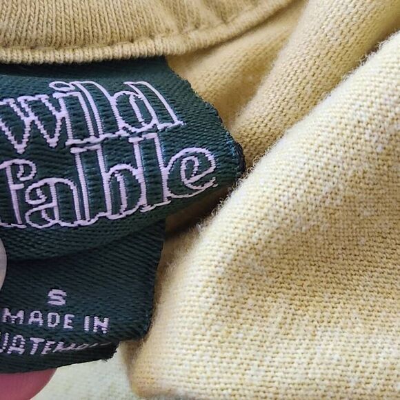 Wild fable Women's small crop top t-shirt electric neon green sporty tee - Picture 5 of 5